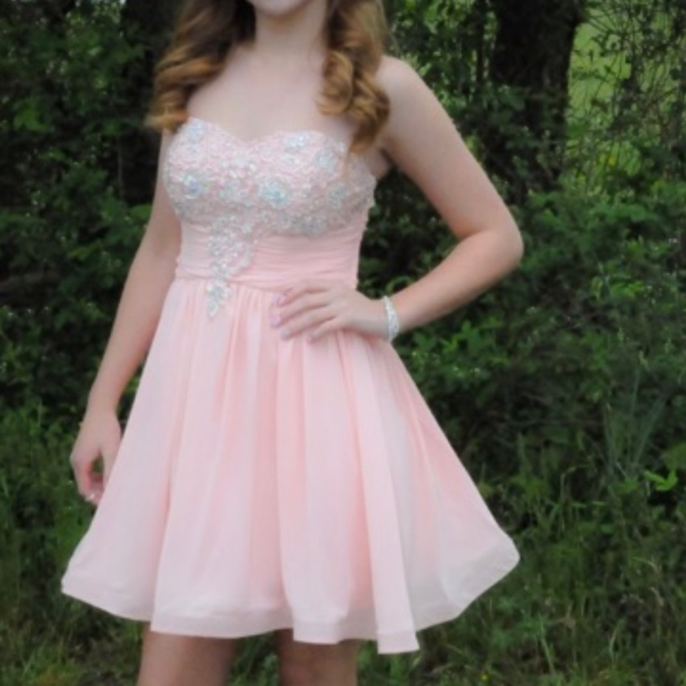 formal dress || sequin hearts